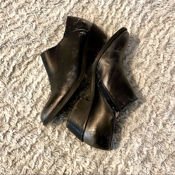 Black Silver Metallic Lucky Brand Booties - Picture 1 of 10